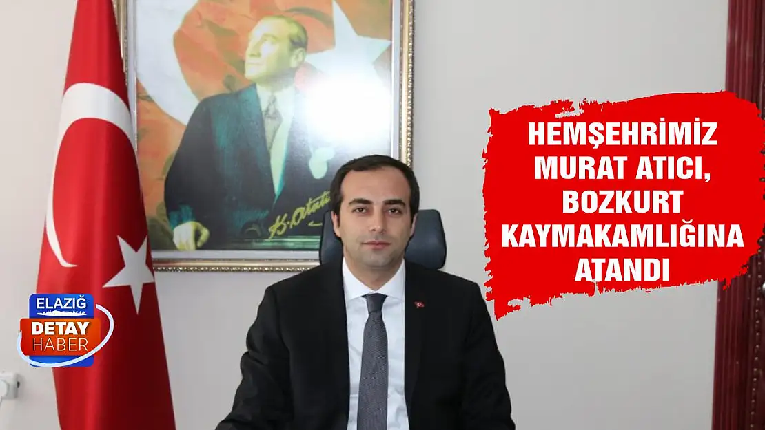 Hemşehrimiz Murat Atıcı, Bozkurt Kaymakamlığına Atandı