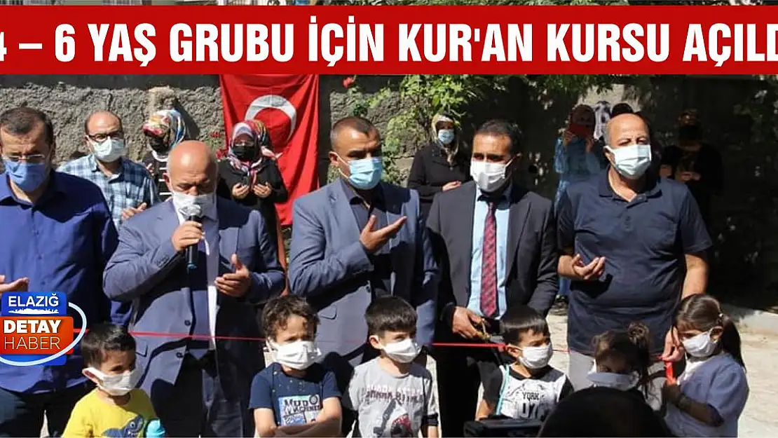 4 – 6 Yaş Grubu İçin Kur'an Kursu Açıldı