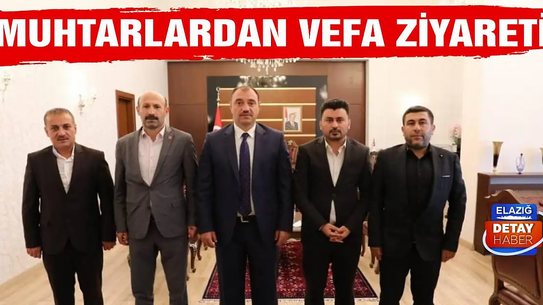 Muhtarlardan vefa ziyareti