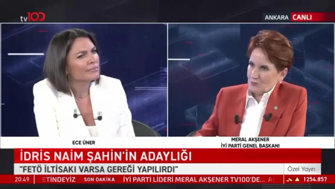 Akşener'den Sönmez'e destek! FETÖ iddialarına son noktayı koydu