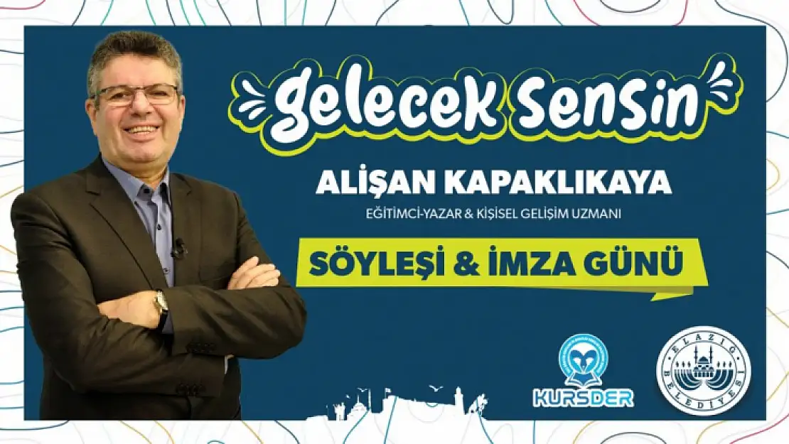 Alişan Kapaklıkaya, Elazığ'da gençlerle buluşacak 