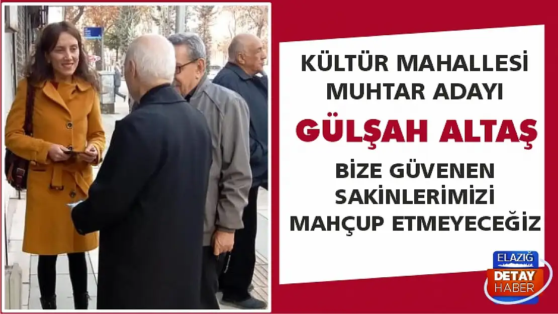 ALTAŞ: BİZE GÜVENEN SAKİNLERİMİZİ MAHCUP ETMEYECEĞİZ