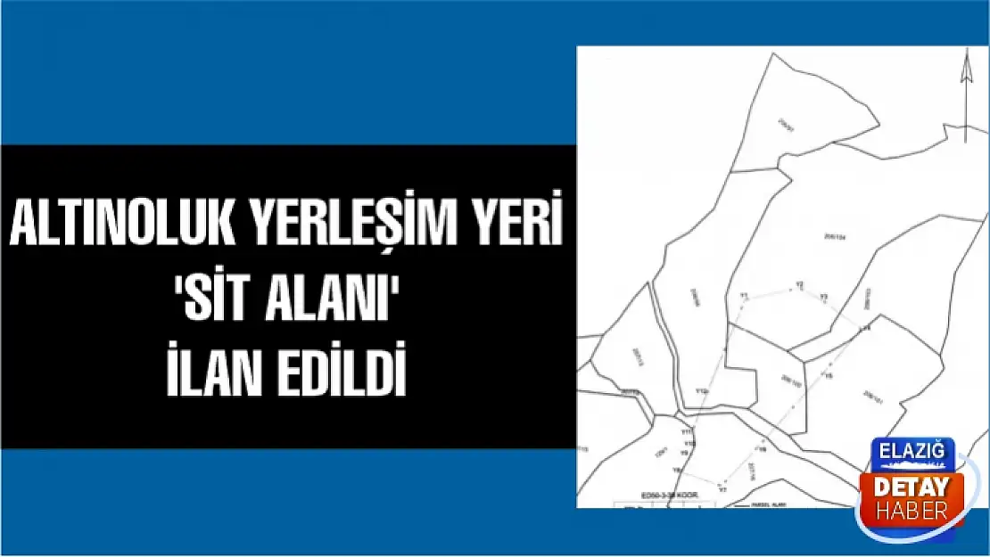 Altınoluk yerleşim yeri 'Sit Alanı' ilan edildi 