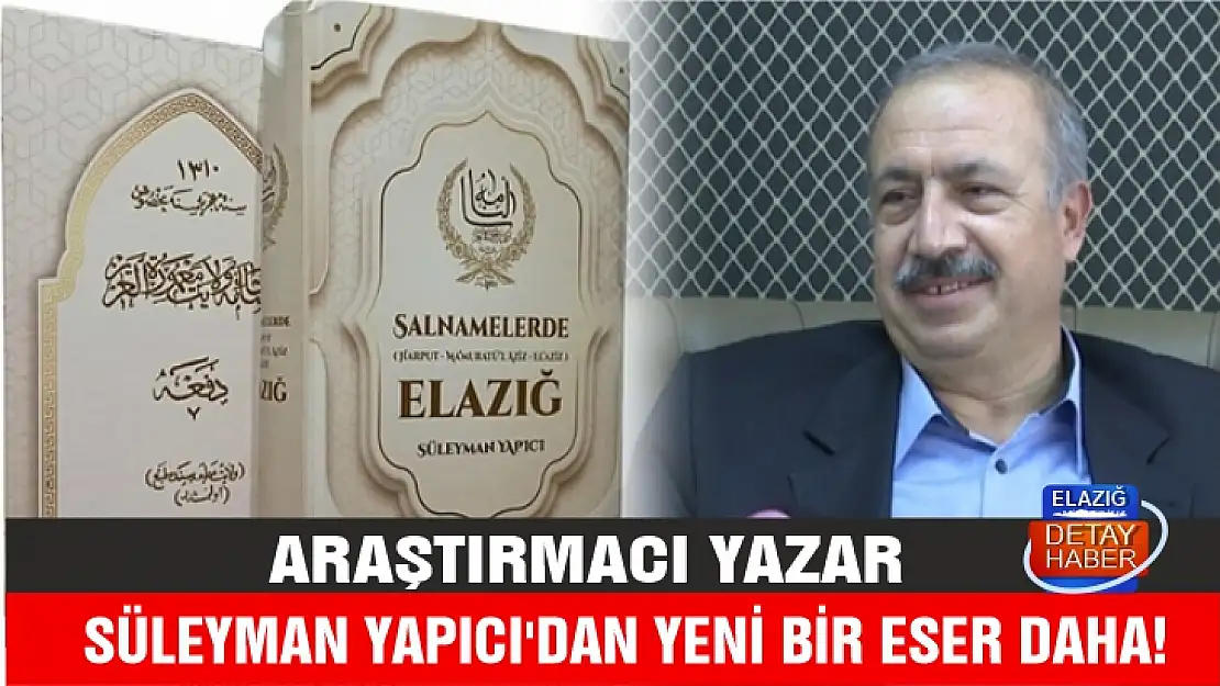 Araştırmacı yazar Süleyman Yapıcı'dan yeni bir eser daha!