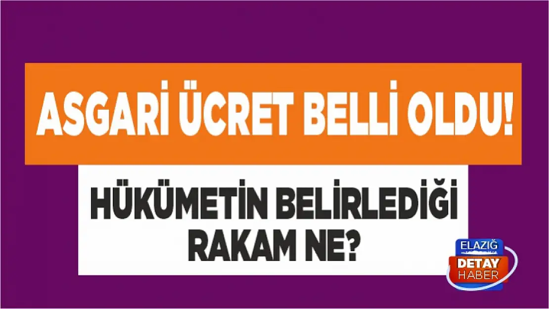 Asgari ücret belli oldu! Hükümetin belirlediği rakam ne? 