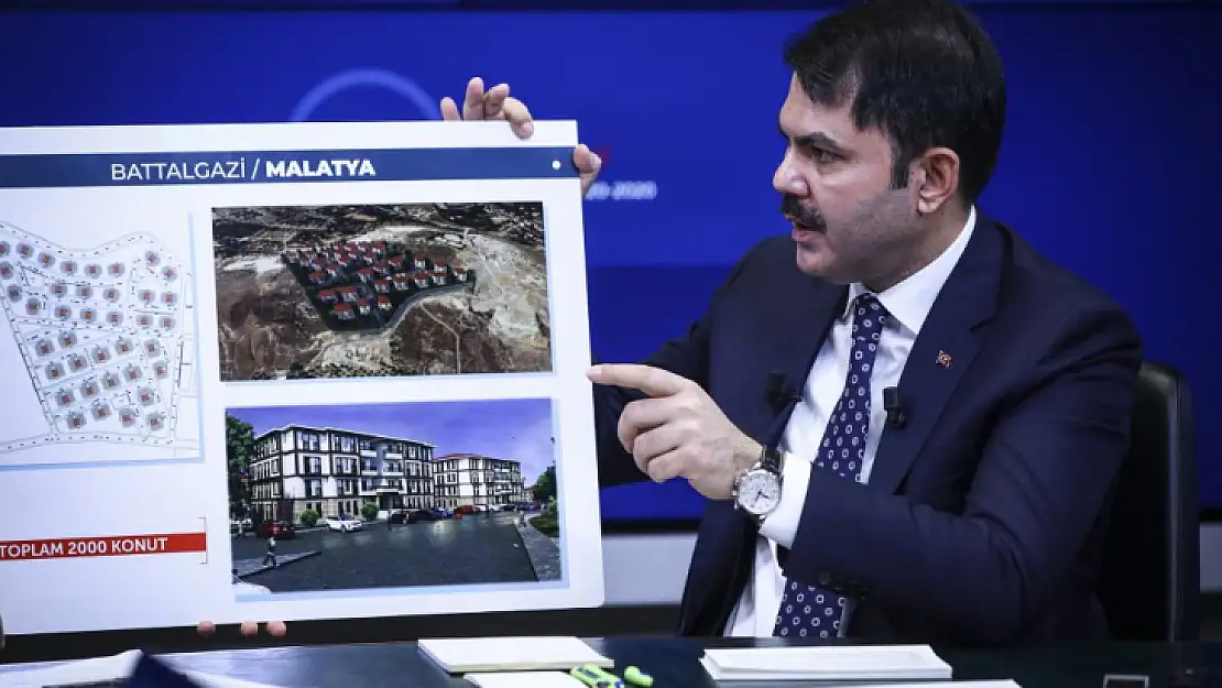 Bakan Kurum: Ay sonunda tüm illerde inşaata başlayacağız 