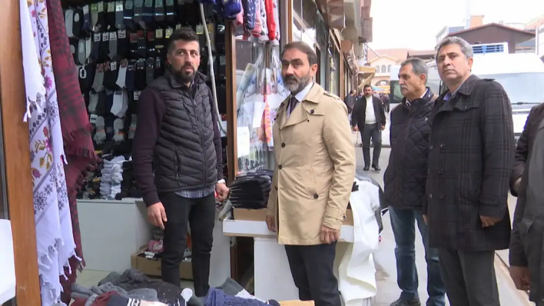 Başkan Duran, Kapalı Çarşı'da esnafın sorunlarını dinledi 