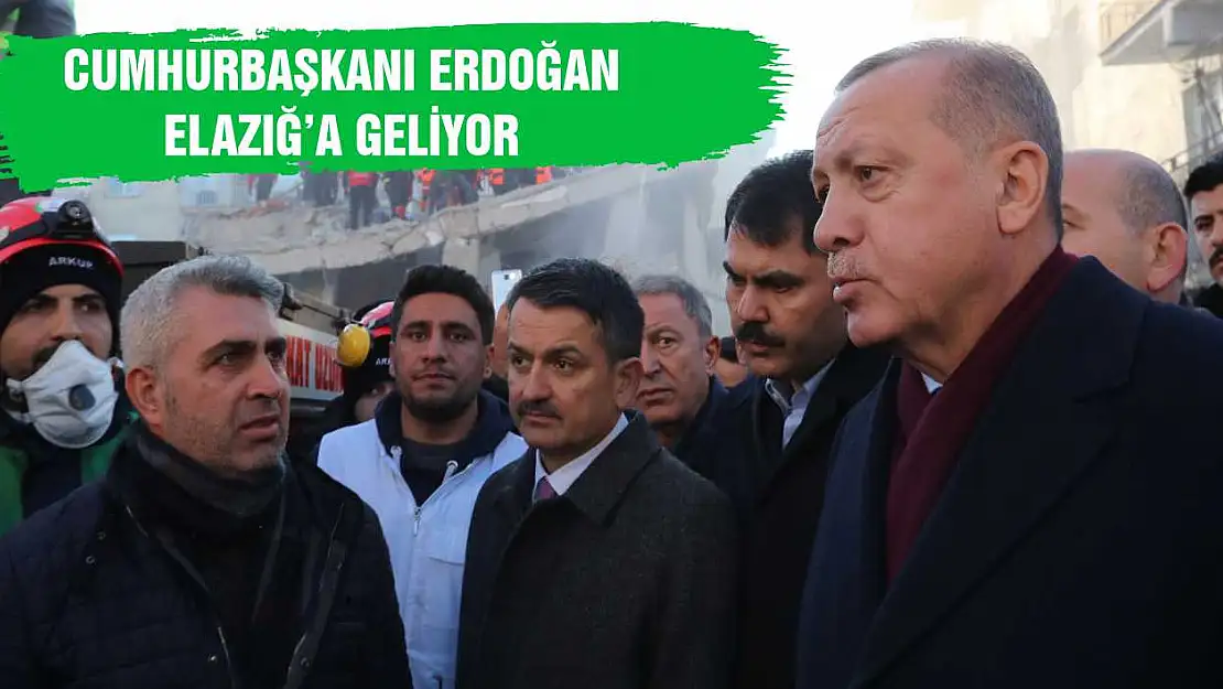 Cumhurbaşkanı Erdoğan, Elazığ'a Geliyor!