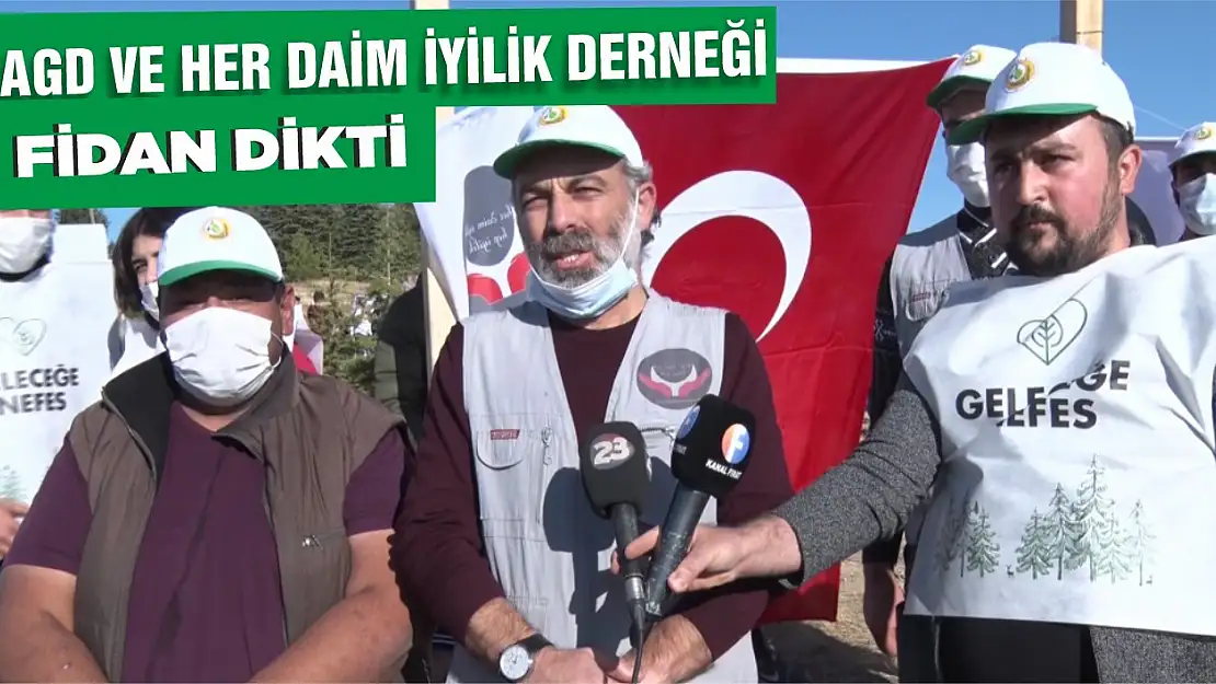 AGD ve Her Daim İyilik Derneği Fidan Dikti