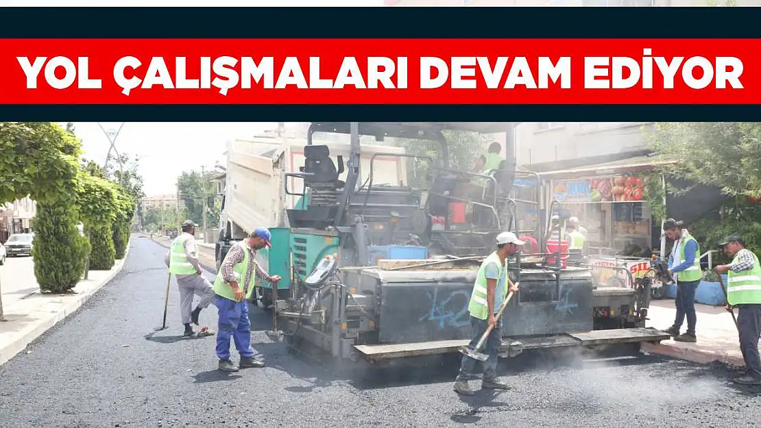  Şehir Genelinde Yol Çalışmaları Devam Ediyor