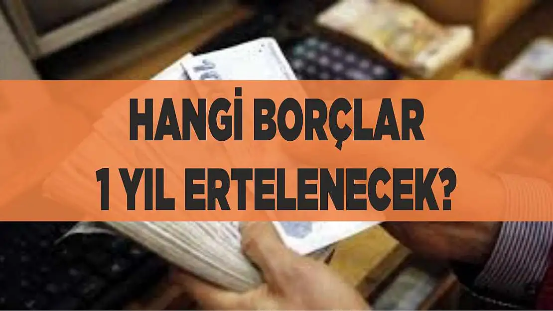 Borç affı geliyor!