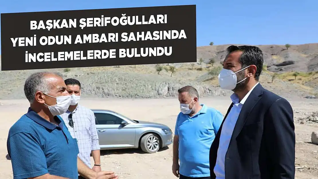 Başkan Şerifoğulları Yeni Odun Ambarı Sahasında İncelemelerde Bulundu