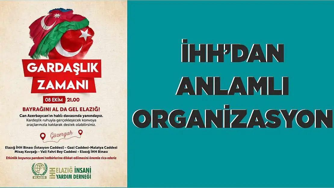 İHH'dan anlamlı organizasyon!