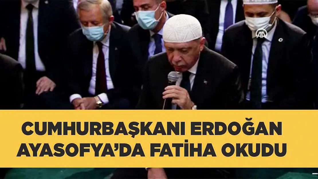 Ayasofya 86 yıl sonra ibadete açıldı! İlk cuma eşsiz oldu Erdoğan dua okudu