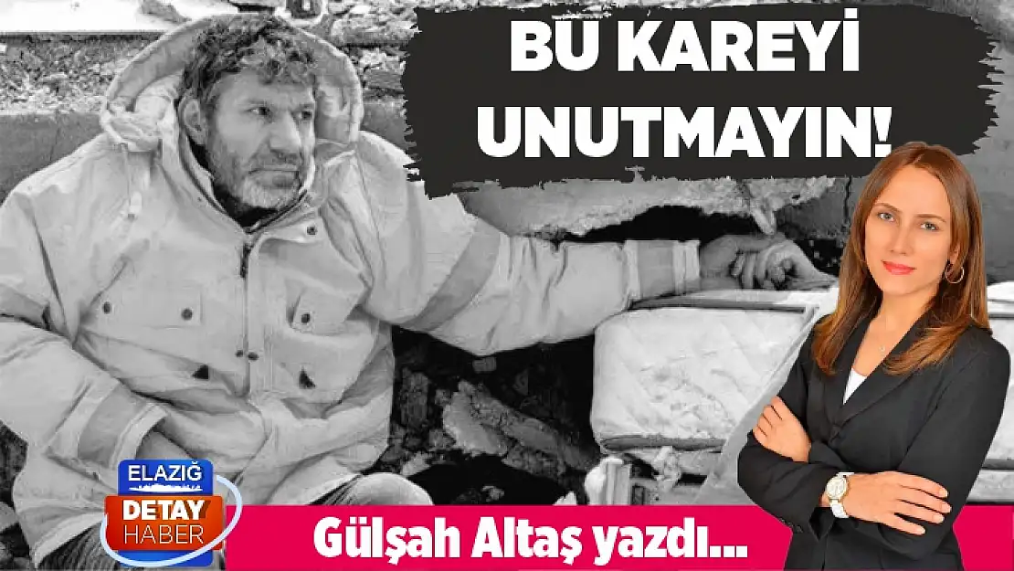 Bu fotoğraf karesini unutmayın!