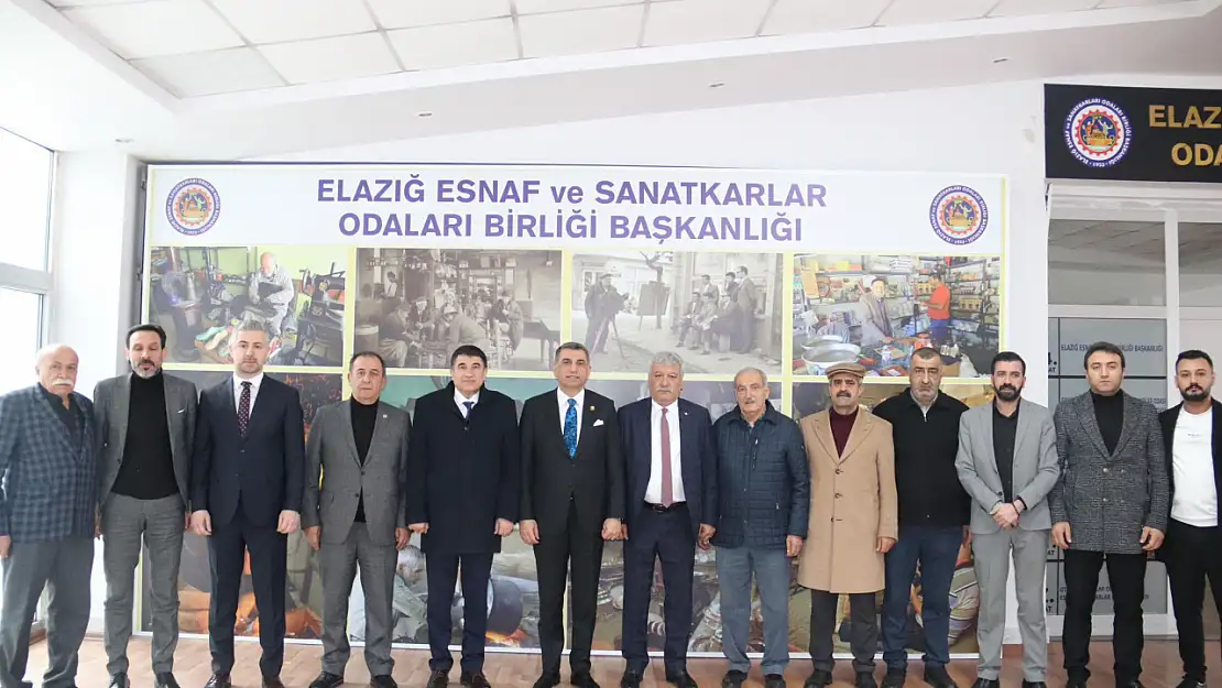 CHP Heyeti Elazığ'da esnafın sorunlarını dinledi