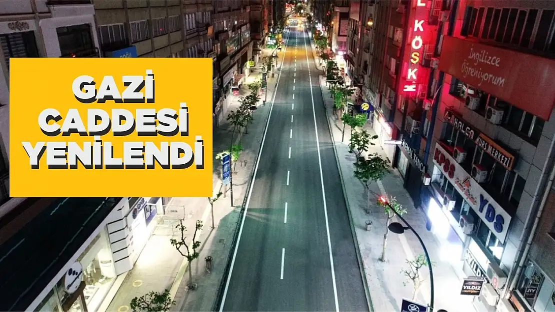 Gazi Caddesi Yenilendi