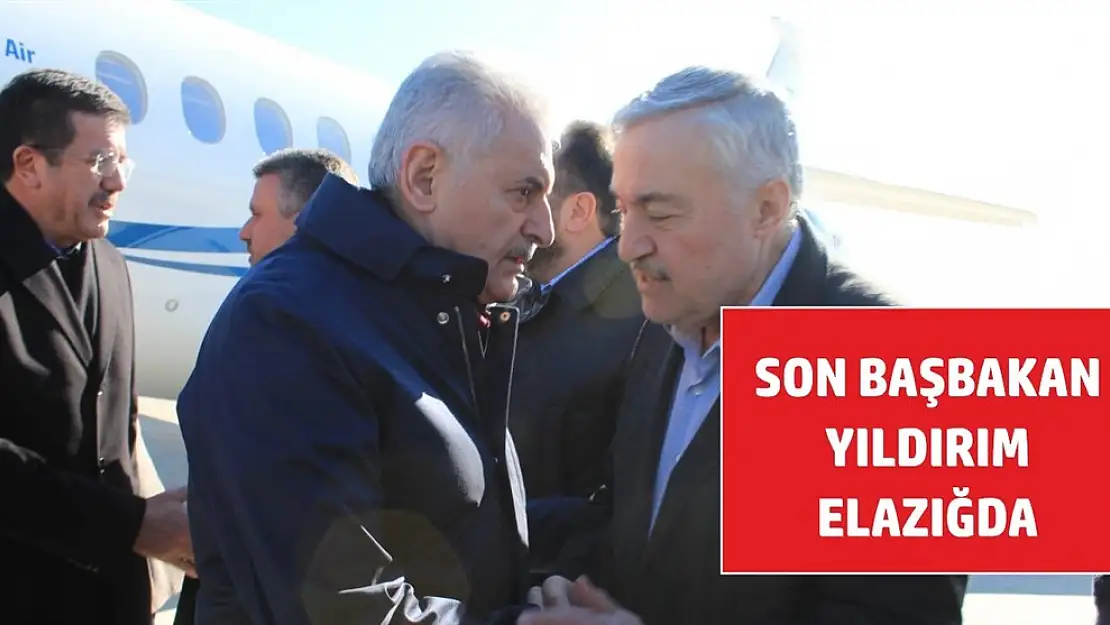 Son Başbakan Binali Yıldırım Elazığ'da