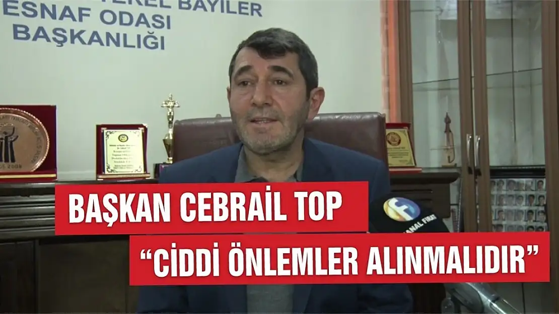 Başkan Top'Ciddi Önlemler Alınmalıdır'