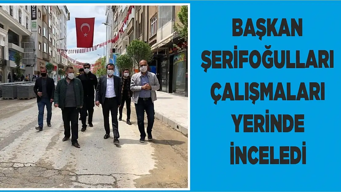 Başkan Şerifoğulları Çalışmaları Yerinde İnceledi