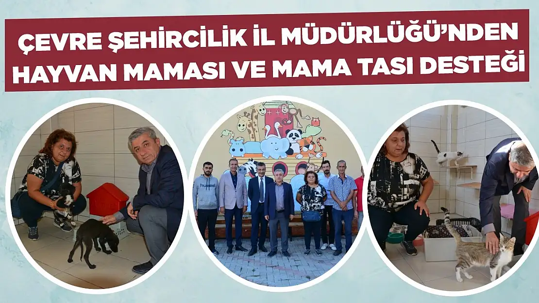 Hayvan Maması ve Mama Tası Desteği