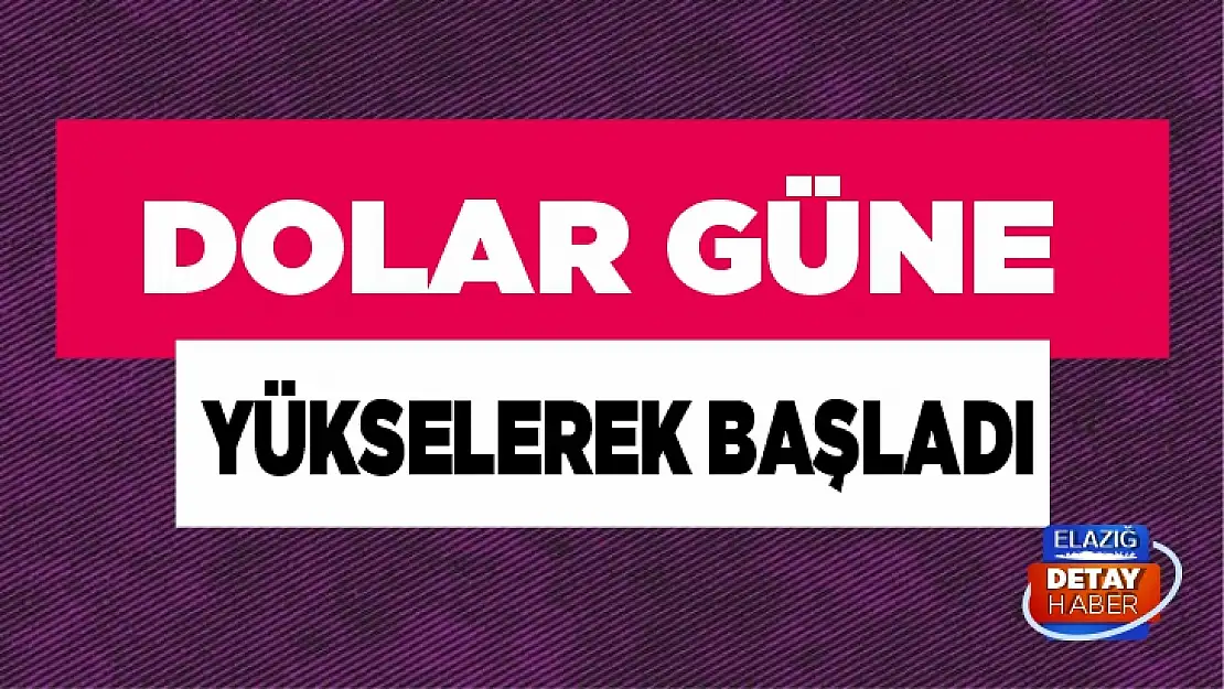 Dolar güne yükselerek başladı