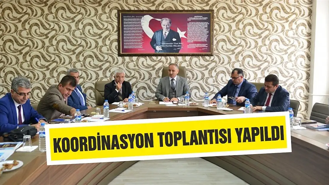 Koordinasyon Toplantısı Yapıldı