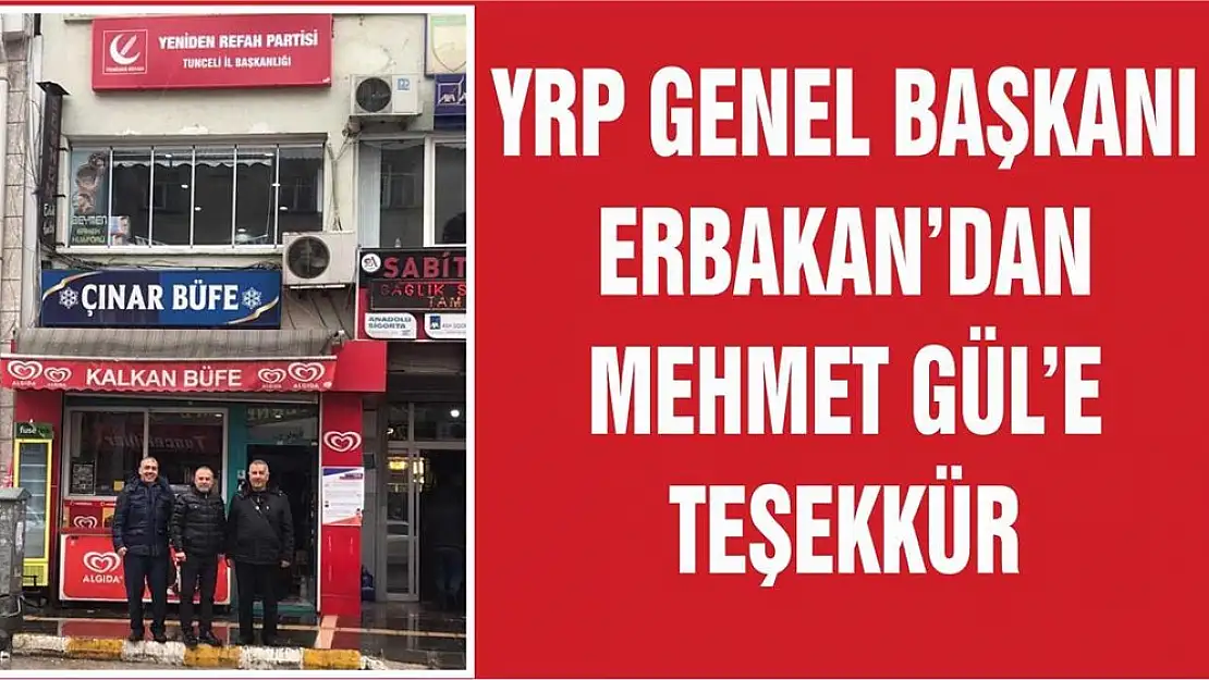 Yeniden Refah, Tunceli'de Teşkilatlandı