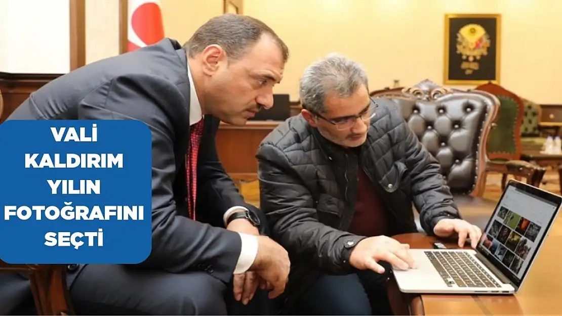 Vali Kaldırım, Yılın Fotoğrafını Seçti