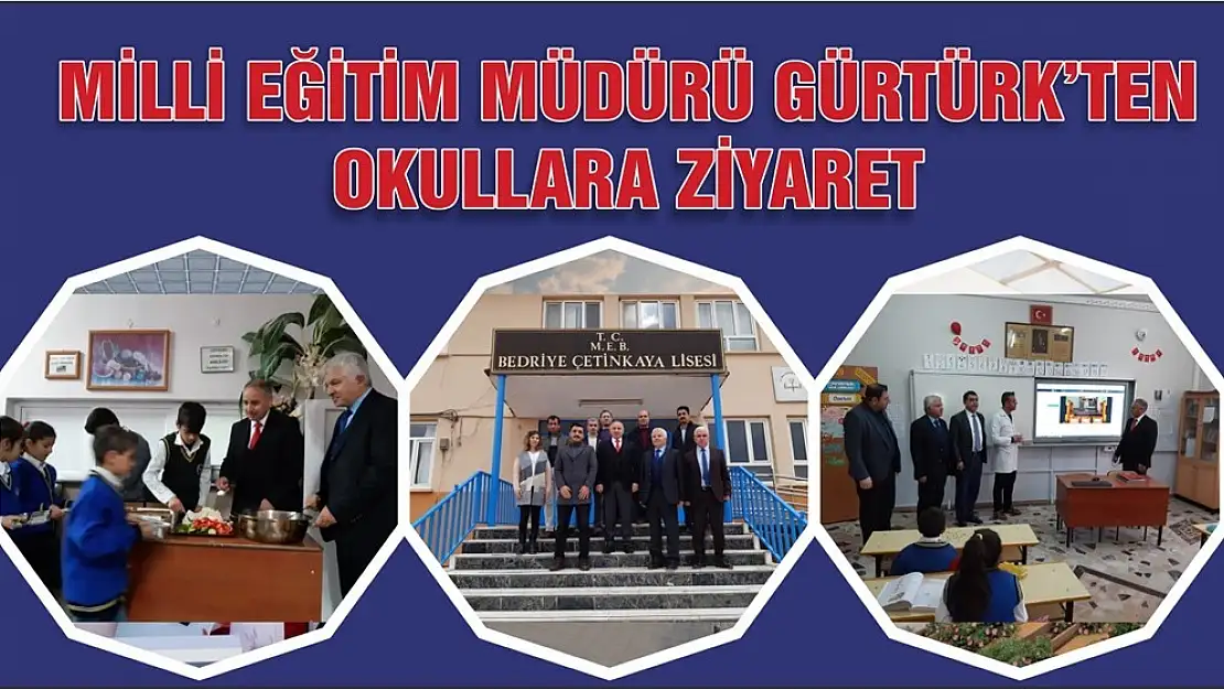 Gürtürk, Okulları Ziyaret Etti