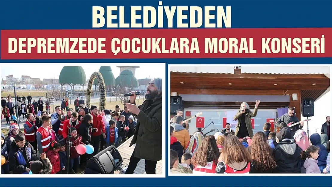 Depremzede Çocuklara Moral Konseri