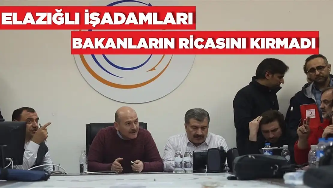 Elazığlı İş Adamları Bakanları Kırmadı