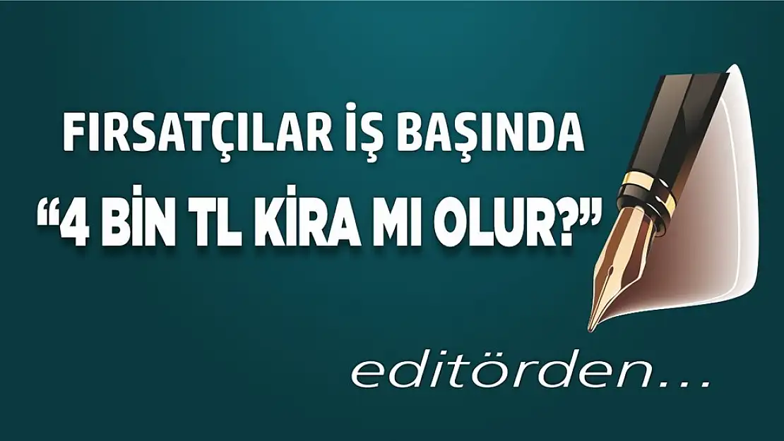 Fırsatçılar İşbaşında