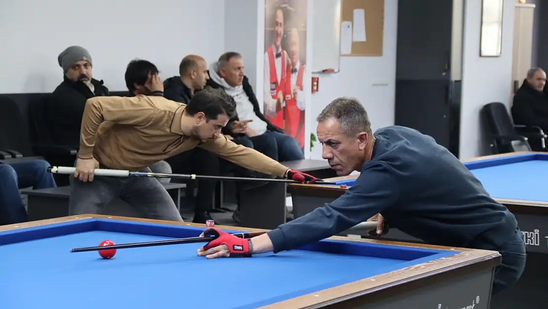 'Elazığ 3 Bant Bilardo Dostluk Turnuvası' düzenlendi