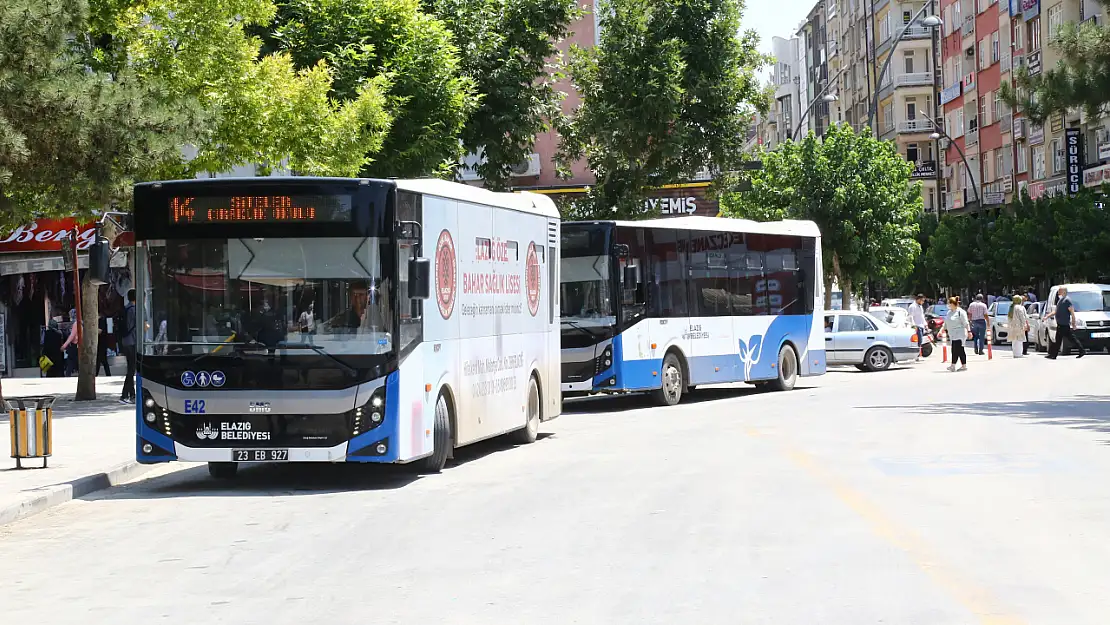 Elazığ Belediyesi, otobüs saatlerinde Ramazan Ayı düzenlemesi gerçekleştirdi