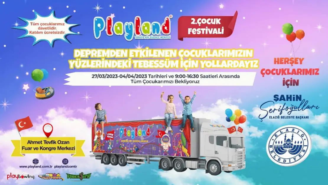 Elazığ Belediyesi tarafından 2. Çocuk Festivali düzenlenecek 