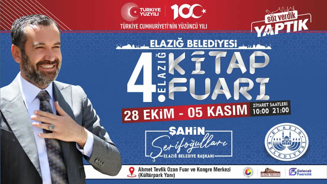 Elazığ Belediyesi Tarafından 4. Kitap Fuarı düzenlenecek