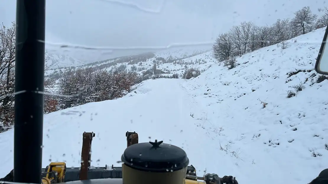 Elazığ'da 41 köy yolu ulaşıma kapalı