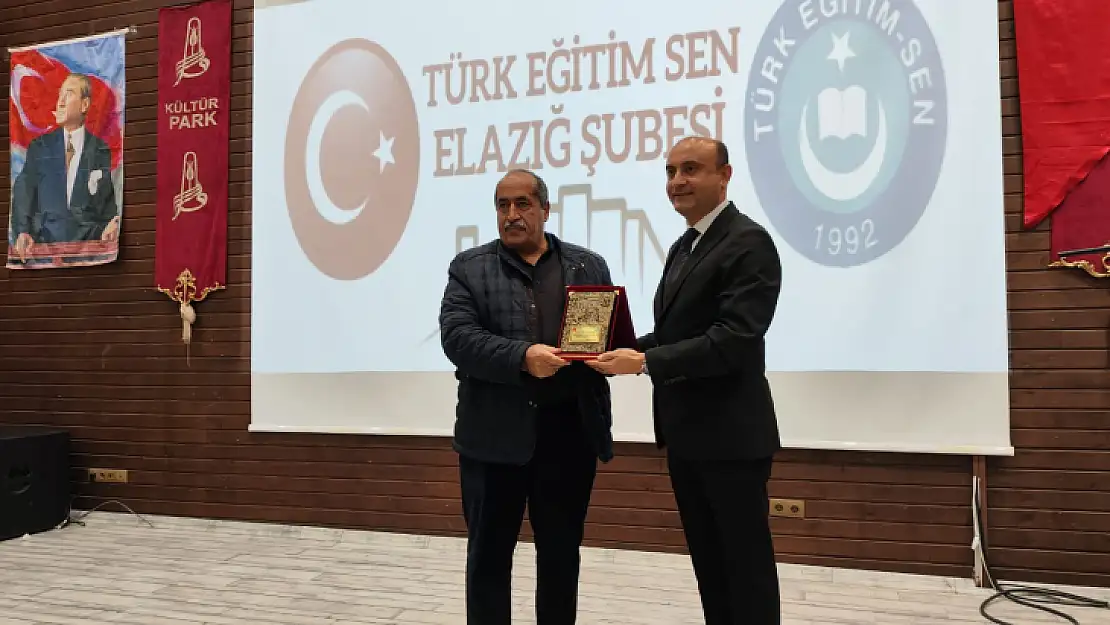 Elazığ'da emekli öğretmenlere vefa gecesi 