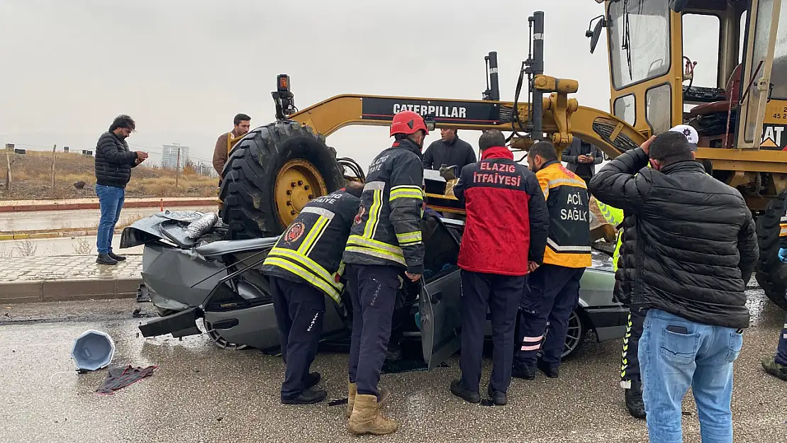 Elazığ'da korkunç kaza!