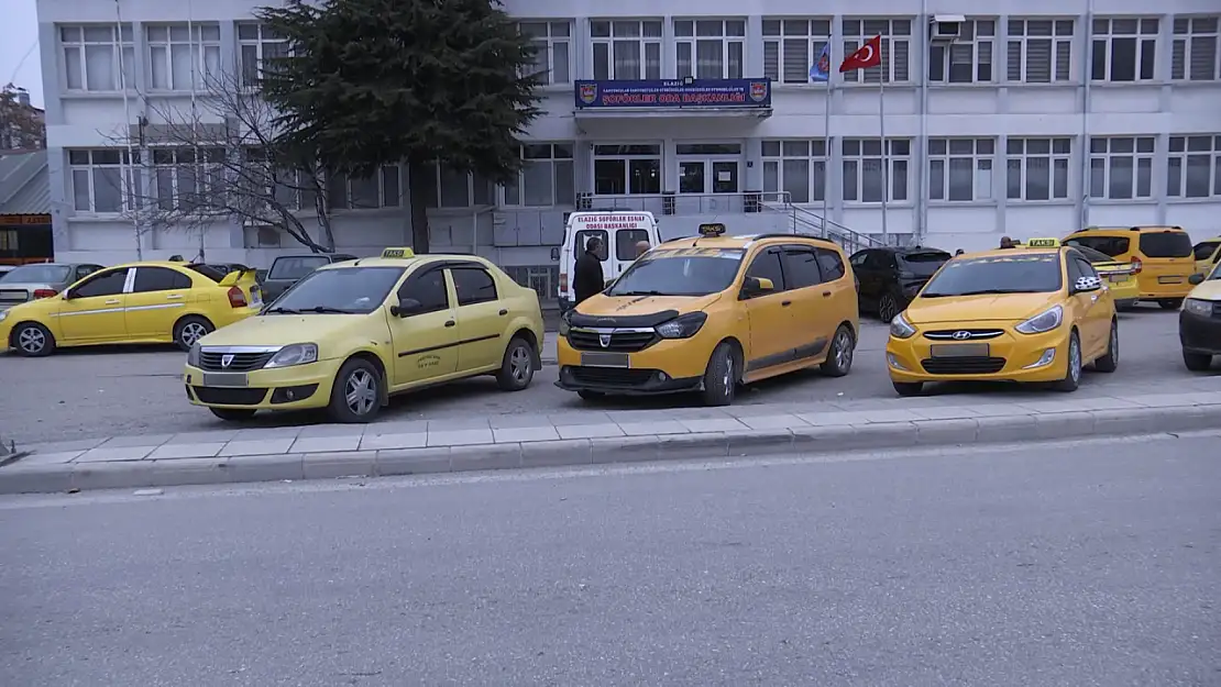 Elazığ'da taksi ücretlerine zam!