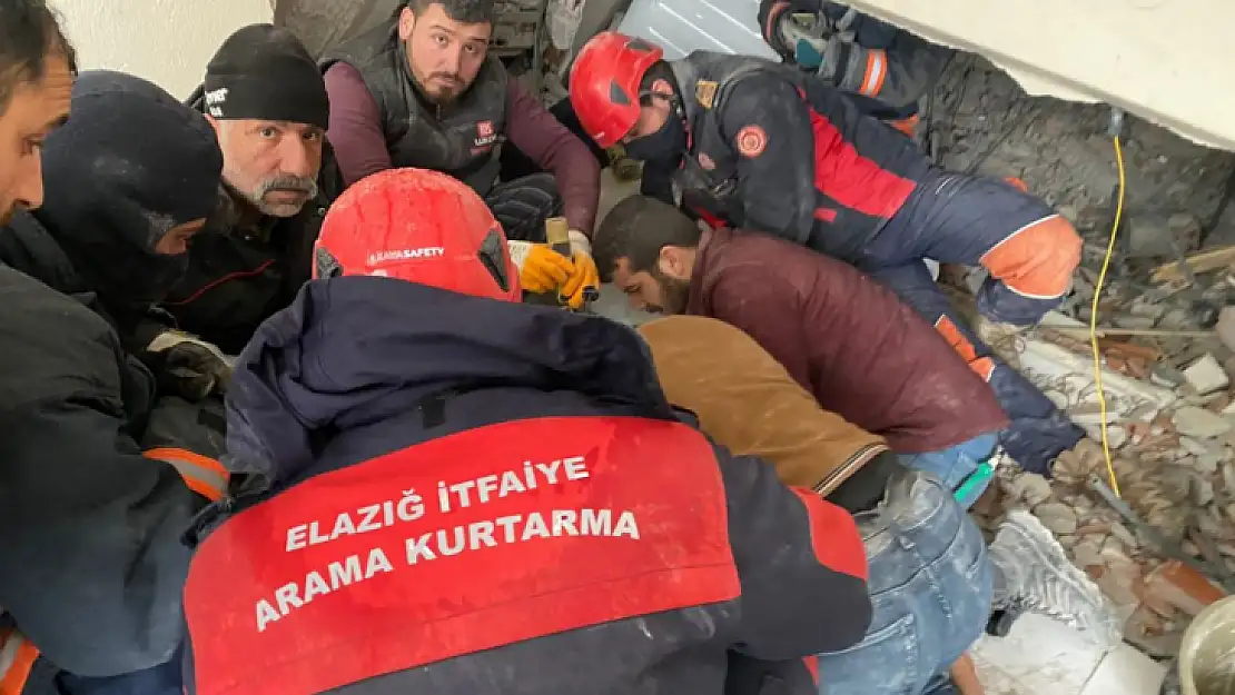 Elazığ ekibi 10 vatandaşımızı kurtardı 