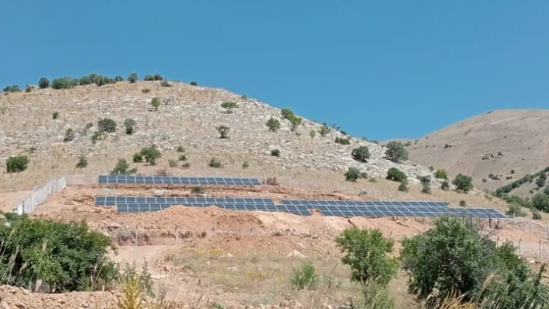 Elazığ İl Özel İdaresi, Baskil Doğancık Köyünde Güneş Enerjisi Sistemli Sulama Projesini Tamamladı