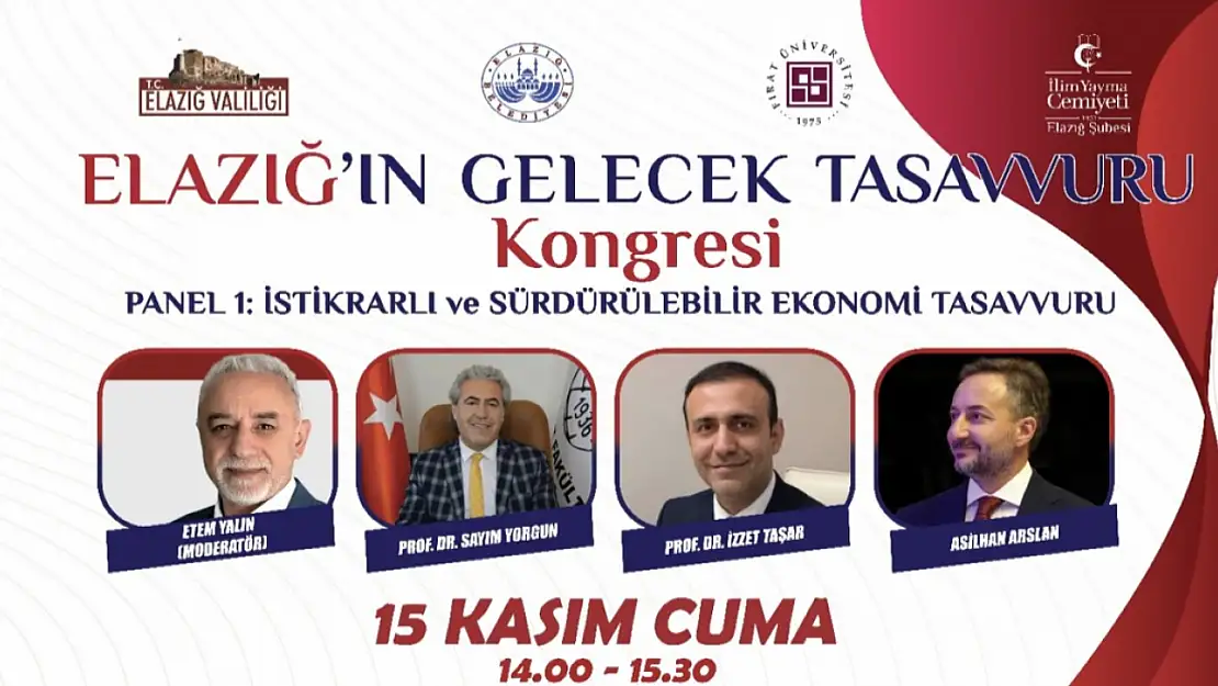 Elazığ'ın Gelecek Tasavvuru Uluslararası Kongresi