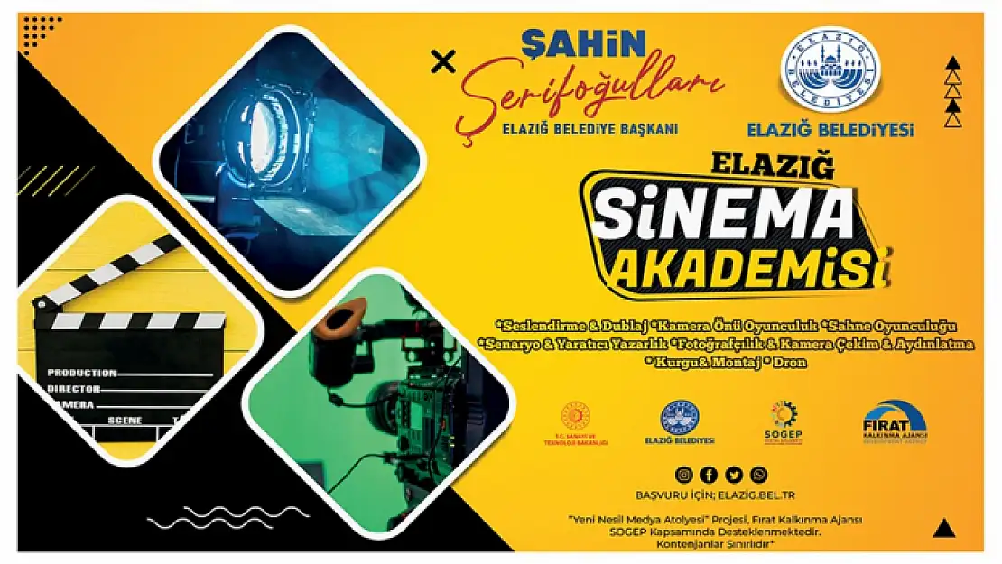 Elazığ Sinema Akademisi yeni yüzlerini arıyor