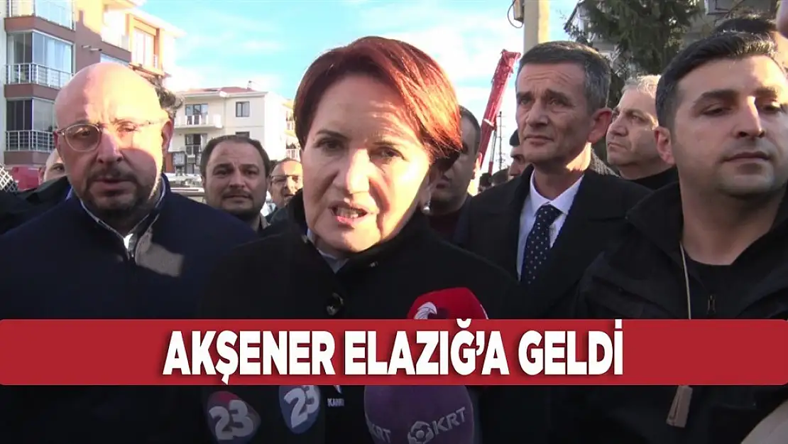 Meral Akşener Elazığ'da