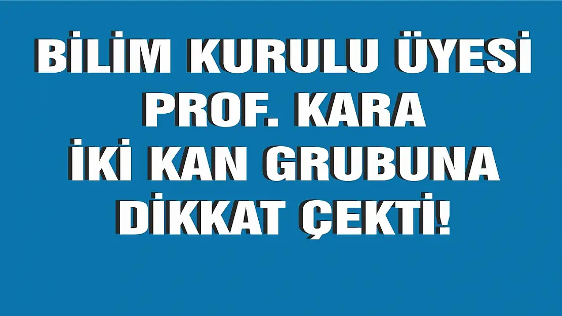 2 kan grubuna sahip olanlar dikkat!