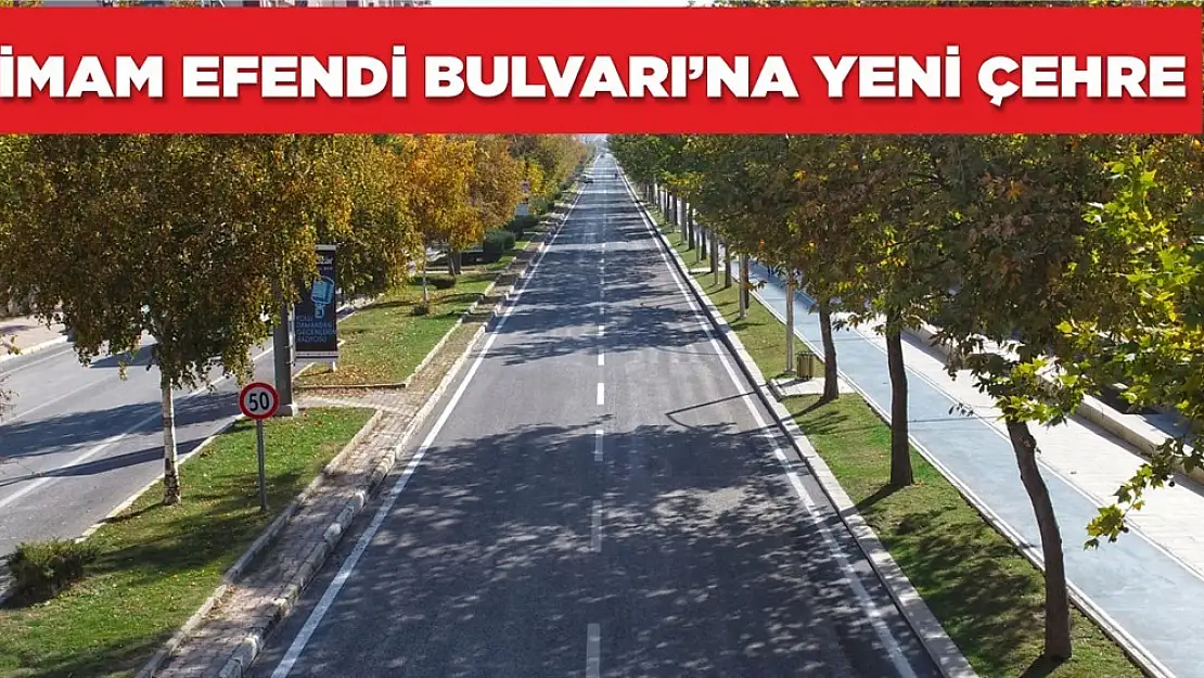 İmam Efendi Bulvarı Yenilendi