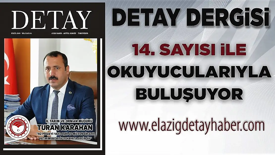 Detay Dergisi 14. Sayısı Baskıda