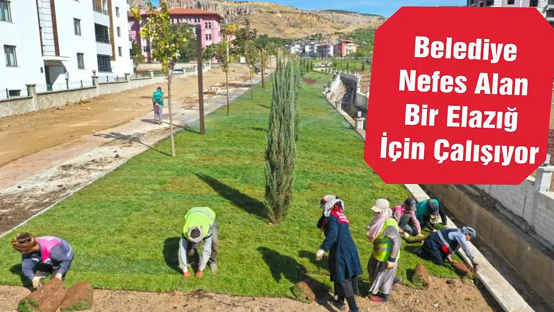 Belediye Nefes Alan Bir Elazığ İçin Çalışıyor